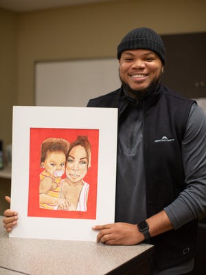 Rashawn Thomson is the administrator of cases and National Church Residences. He shows pictures from one of his customers, Jeffrey's Studio, Created family of Thompson.